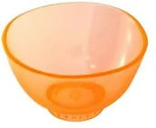 Pozostałe akcesoria do kąpieli i SPA - Allepaznokcie Miseczka silikonowa do alg pomarańczowa rozmiar S - miniaturka - grafika 1