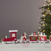 Oświetlenie świąteczne - Best Season Lampa dekoracyjna LED Loke czerwona - miniaturka - grafika 1