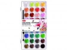 Toma sp z o.o. Farby akwarelowe 36 kolorów pędzelek Toma TO-730 TO-730 - Pędzle Toma sp z o.o. Farby akwarelowe 36 kolorów pędzelek Toma TO-730 TO-730 - Pędzle - miniaturka - grafika 1