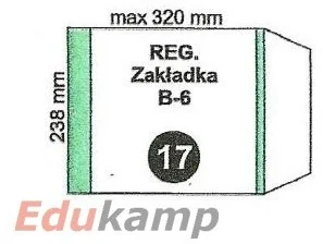 Fol-Plast okładki Okładka szkolna B-6 regulowana nr17 238x320mm OK06FP - Dyplomy i okładki - miniaturka - grafika 2
