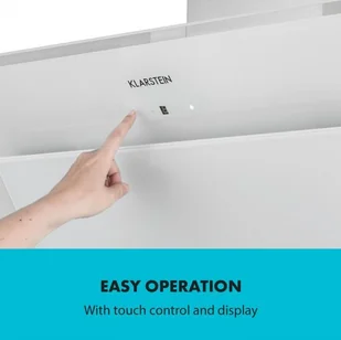 Klarstein Sabia 90 Biały (CGCH2-Sabia-90-WH) - Okapy kuchenne - miniaturka - grafika 8