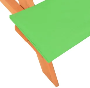 vidaXL Dziecięcy stolik piknikowy z ławkami, 89x79x50 cm, lita jodła - Meble ogrodowe - miniaturka - grafika 5