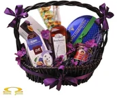 Wielkanoc - Smacza Jama Kosz Delikatesowy Śliwkowe Święta 53A1-96214 - miniaturka - grafika 1