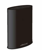 Noże kuchenne - Arcos Blok na noże owalny czarny 794500 - miniaturka - grafika 1