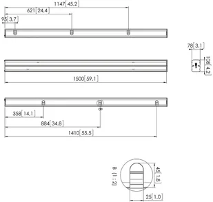 Vogel's Emaga Rurka łącząca Vogel's PUC 2715 S55067304 - Uchwyty do telewizora - miniaturka - grafika 2