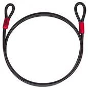 Zabezpieczenia do roweru - Abus Cobra 8 zapięcie specjalne, czarne, linka o grubości 8 mm, długość 200 cm COB8200 - miniaturka - grafika 1