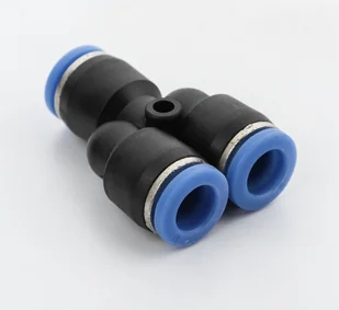 TEKMA Złączka Wtykowa Rozdzielacz 8X8X8Mm Trójnik Typ Y (5902730114307) - Akcesoria pneumatyczne - miniaturka - grafika 3