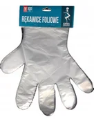 Parafiniarki - Rękawiczki Rękawice Foliowe 100SZTUK Kosmetyczne M - miniaturka - grafika 1