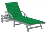 Leżaki ogrodowe - Zielony leżak ogrodowy R3-H78 - miniaturka - grafika 1