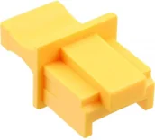 Modding - InLine InLine Osłona przeciwkurzowa do gniazda skrętki RJ45 żeńskiego żółta 10szt 59942I 59942I - miniaturka - grafika 1