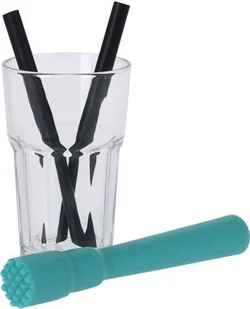 EH Excellent Houseware Zestaw do mojito ze słomkami i wyciskarką 4 sztuki w komplecie CC2000230 - Słomki do napojów - miniaturka - grafika 2