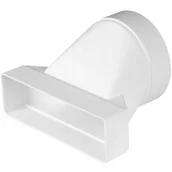 Rury i kanały wentylacyjne - Łącznik przekrojów zmiennych 60x120 fi100 KP120-20 - miniaturka - grafika 1