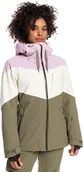 Kurtki narciarskie - Roxy Roxy Winter Haven Jacket Women, oliwkowy/kolorowy XL 2021 Kurtki narciarskie ERJTJ03342-GPZ0-XL - miniaturka - grafika 1