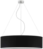 Lampy sufitowe - LYSNE Czarna lampa wisząca PORTO fi - 80 cm - kolor czarny 14530/115 - kolor czarny - miniaturka - grafika 1