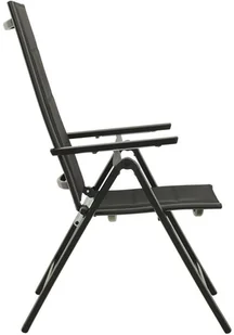 vidaXL Składane krzesła ogrodowe, 2 szt., textilene i aluminium!! 312189 - Fotele i krzesła ogrodowe - miniaturka - grafika 5