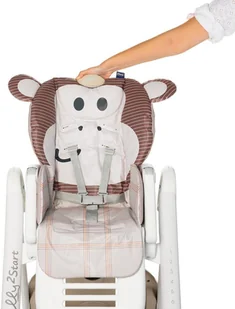 Chicco Polly 2 Start 3w1 krzesełko do karmienia 4 kółka Monkey - Krzesełka do karmienia - miniaturka - grafika 7