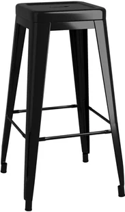 vidaXL 5-częściowy zestaw mebli barowych, biało-czarny - Stoły z krzesłami - miniaturka - grafika 7