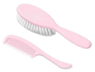 BABYONO Babyono szczoteczka i grzebień do włosów dla dzieci i niemowląt super miękkie włosie 569/03 - Gryzaki dla dzieci - miniaturka - grafika 2