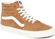 Trampki damskie - Vans obuwie damskie SK8-HI PIG SUEDE) Brown Sugar/Snow White - miniaturka - grafika 1
