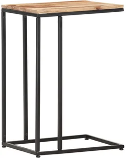 vidaXL vidaXL Stolik boczny w kształcie C, 35x45x65 cm, lite drewno sheesham - Ławy i stoliki kawowe - miniaturka - grafika 8
