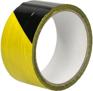 Dalpo Taśma samoprzylepna żółto-czarna "ostrzegawcza" 48mm x 33m TP31S/033 Dalpo - Akcesoria do pakowania - miniaturka - grafika 2