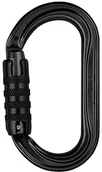 Sprzęt wspinaczkowy - Petzl M33 A TLN nowego modelu ok lekko owalny karabińczyk, triact Lock, czarna M33A TLN - miniaturka - grafika 1