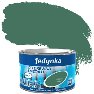 Jedynka Emalia alkidowa mat zielony jasny 0 36 l - Farby do metalu - miniaturka - grafika 2