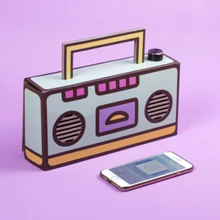 Pusheen - DIY Boombox , 2 x głośnik 3 W  (26 x 13 x 6cm) - Głośniki przenośne - miniaturka - grafika 3
