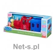 Tm Toys PEPPA Pociąg z wagonikiem + figurki - Samochody i pojazdy dla dzieci - miniaturka - grafika 5
