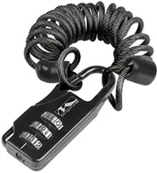 Akcesoria rowerowe - M-Wave Kłódka PD 3 L, czarna, One Size 12301241 - miniaturka - grafika 1