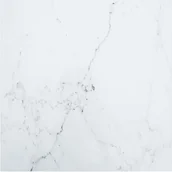 Meble modułowe i akcesoria - vidaXL Lumarko Blat stołu, biały, 60x60 cm, 6 mm, szkło ze wzorem marmuru 322255 - miniaturka - grafika 1