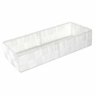 Pojemniki kuchenne - Compactor Organizer do przechowywania do szuflady L TEX, 30 x 12 x 7 cm, biały - miniaturka - grafika 1