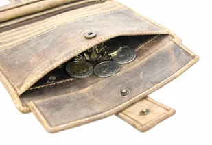 Jennifer Jones CA$H Portfel Męski Skórzany Miękka Skóra Licowa Bardzo Duży Pionowy Z Zapięciem Etui Na Dokumenty 5494 - Portfele - miniaturka - grafika 8