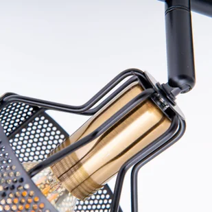 Näve Lampa sufitowa Foro, 2-punktowa, czarna/złota - Lampy sufitowe - miniaturka - grafika 2