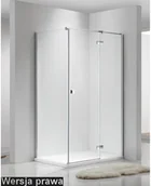 Kabiny prysznicowe - Askopol Aksi 100x80 prawa - miniaturka - grafika 1