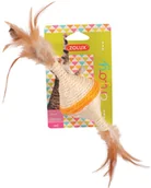 Zabawki dla kotów - Zolux Zabawka dla kota sizal z piórkami - miniaturka - grafika 1