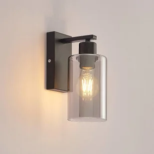 LINDBY Lindby Emavi lampa ścienna z dymionym szkłem - Lampy ścienne - miniaturka - grafika 3