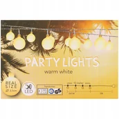 Oświetlenie świąteczne - Girlanda Duże Lampki zewnętrzne Led 50szt15m Sznur - miniaturka - grafika 1