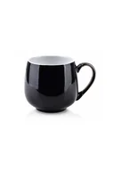 Kubki - AffekDesign Kubek porcelanowy czarny 390ml 9441GN 9441GN SAM one size - miniaturka - grafika 1