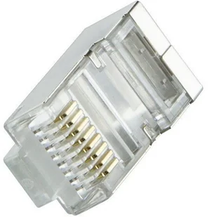 LogiLink Wtyk RJ45 CAT.6 FTP MP0022 z osłonką czarny 100szt SPLKOKGF0080 - Kable miedziane - miniaturka - grafika 4