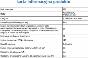 AEG KWK884520M - Chłodziarki do wina - miniaturka - grafika 5