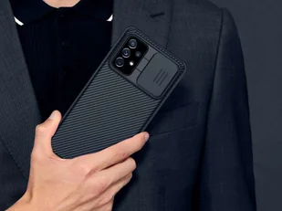Nillkin Etui obudowa CamShield Pro do Samsung Galaxy A72 4G 5G Black 9862X1 - Etui i futerały do telefonów - miniaturka - grafika 6