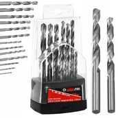 Wiertła - HSS Zestaw Wierteł Do Metalu Srebrny 13 Sztuk - miniaturka - grafika 1