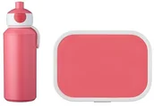 Zestawy naczyń dla dzieci - Mepal Mepal Campus Pink Różowy Śniadaniówka Pojemnik Na Kanapki Plastikowy Z Bidonem - miniaturka - grafika 1
