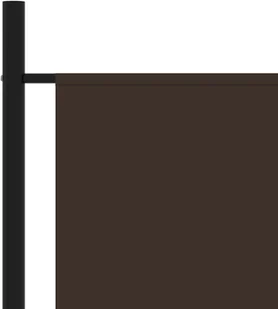 vidaXL Parawan 3-panelowy, brązowy, 260 x 180 cm vidaXL - Parawany - miniaturka - grafika 4