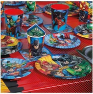 Dekoracje i nakrycia stołu na imprezę - Unique Serwetki urodzinowe Justice League - 16 szt. U49962 - miniaturka - grafika 1