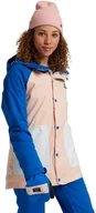 Kurtki damskie - Burton kurtka zimowa damska EASTFALL JK Lapis Blue/Peach Melba/Stout White - miniaturka - grafika 1