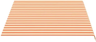 VidaXL Lumarko Zapasowa tkanina na markizę, żółto-pomarańczowa, 4x3 m 312017 VidaXL - Markizy - miniaturka - grafika 4