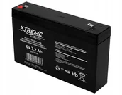 Baterie do zasilaczy awaryjnych UPS - Akumulator Żelowy 6V 7.2Ah Wózek Zabawki Kasa Ups - miniaturka - grafika 1