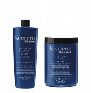 Fanola Keraterm Zestaw Odbudowujący z keratyną 1L - Zestawy kosmetyków damskich - miniaturka - grafika 2